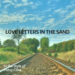 Karaokekappaleen Love Letters In The Sand - Patsy Cline kansikuva