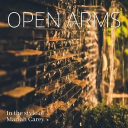 Cover art for Open Arms - Mariah Carey karaoke version