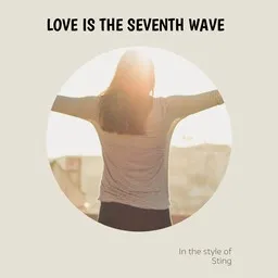 Omslagsbild för Love Is the Seventh Wave - Sting karaokeversion