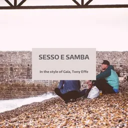 Karaokekappaleen SESSO E SAMBA - Gaia,Tony Effe kansikuva