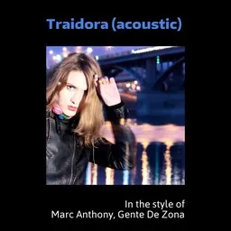Cover art for Traidora (acoustic) - Gente De Zona,Marc Anthony karaoke version