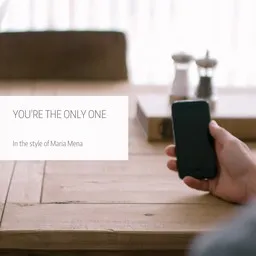 Cover art for You're The Only One - Maria Mena karaoke version