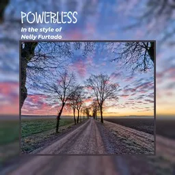 Cover art for Powerless - Nelly Furtado karaoke version