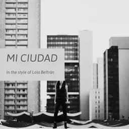 Cover art for Mi Ciudad - Lola Beltrán karaoke version