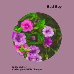 Cover art for Bad Boy - Christopher (DEN),Chungha karaoke version