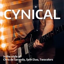 Cover art for Cynical - Chris de Sarandy,Safri Duo,Twocolors karaoke version