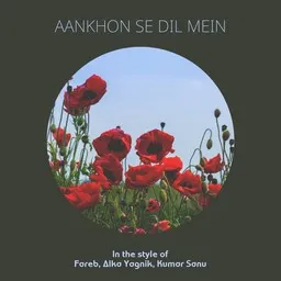 Karaokekappaleen Aankhon Se Dil Mein - Alka Yagnik,Fareb,Kumar Sanu kansikuva