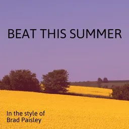 Cover art for Beat This Summer - Brad Paisley karaoke version