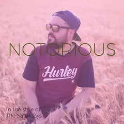 Cover art for Notorious - The Saturdays karaoke version