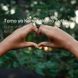 Omslagsbild för Tomo yo Kono Saki mo Zutto... - Ketsumeishi (ケツメイシ) karaokeversion