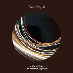 Titelbild für You Right - Doja Cat,The Weeknd Karaoke-Version