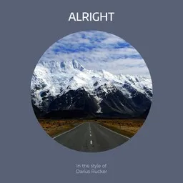 Cover art for Alright - Darius Rucker karaoke version