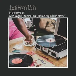 Cover art for Jaati Hoon Main - Alka Yagnik,Karan Arjun (The Movie),Kumar Sanu karaoke version