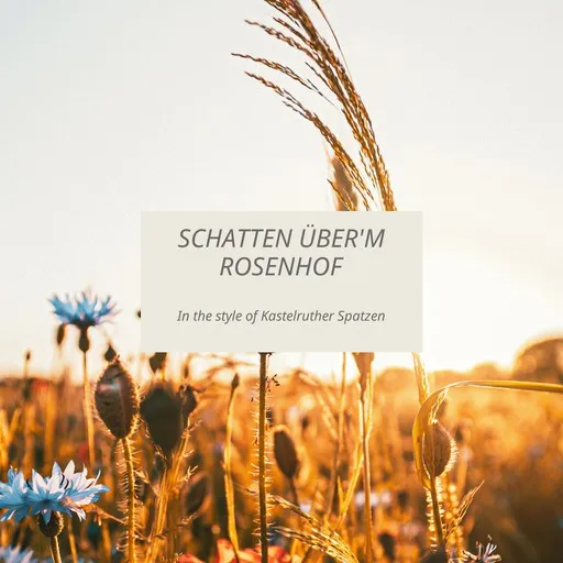 Karaoke Schatten über'm Rosenhof von Kastelruther Spatzen — mit Songtext mitsingen auf Singa