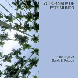 Cover art for Yo Por Nada De Este Mundo - Banda El Recodo karaoke version