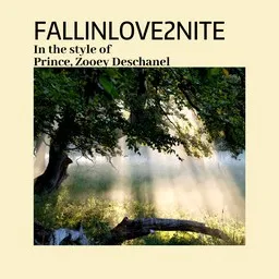 Omslagsbild för Fallinlove2nite - Prince,Zooey Deschanel karaokeversion
