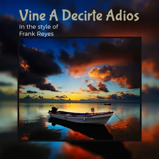 Karaoke Vine A Decirte Adios by Frank Reyes — sing along with lyrics on Singa