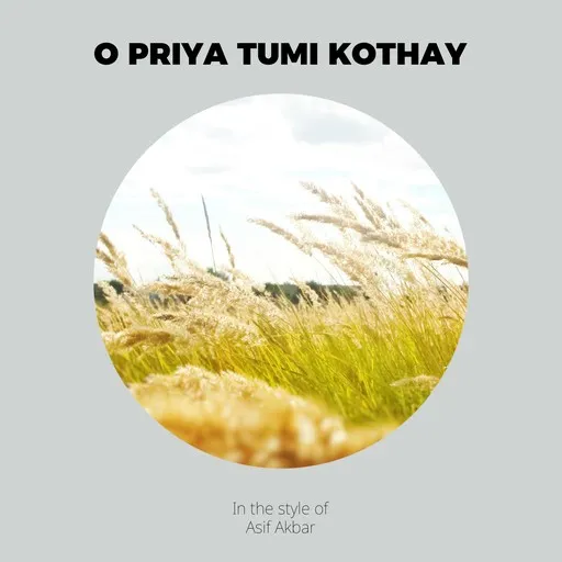 Karaoke O Priya Tumi Kothay av Asif Akbar — sjung med på texten på Singa