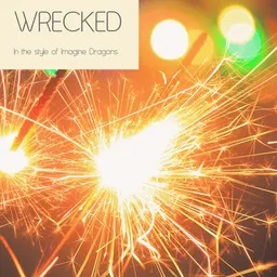 Omslagsbild för Wrecked - Imagine Dragons karaokeversion