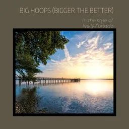 Cover art for Big Hoops (bigger The Better) - Nelly Furtado karaoke version