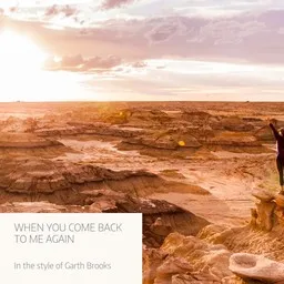 Karaokekappaleen When You Come Back to Me Again - Garth Brooks kansikuva