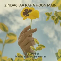 Titelbild für Zindagi Aa Raha Hoon Main - Kishore Kumar,Mashaal Karaoke-Version