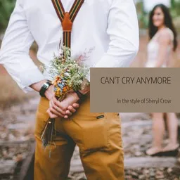 Omslagsbild för Can't Cry Anymore - Sheryl Crow karaokeversion