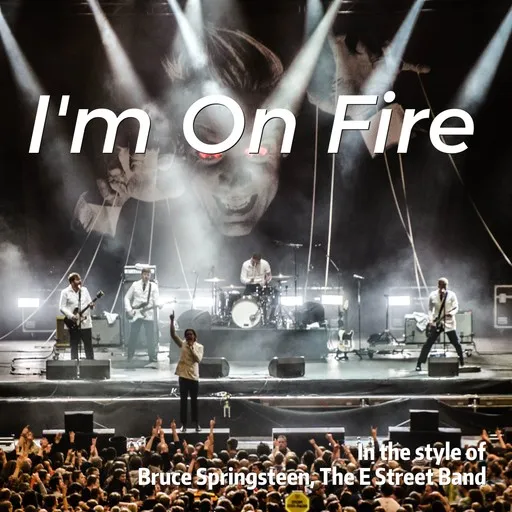 Karaoke I'm On Fire by Bruce Springsteen, The E Street Band — sing along with lyrics on Singa