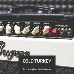 Cover art for Cold Turkey - John Lennon karaoke version