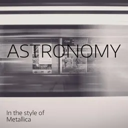 Karaokekappaleen Astronomy - Metallica kansikuva