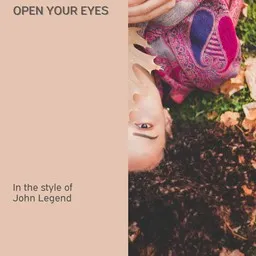 Omslagsbild för Open Your Eyes - John Legend karaokeversion
