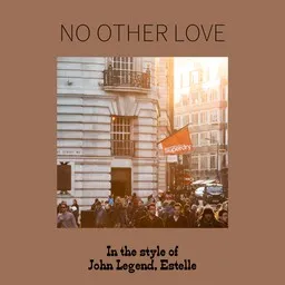 Omslagsbild för No Other Love - Estelle,John Legend karaokeversion