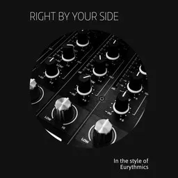 Cover art for Right By Your Side - Eurythmics karaoke version