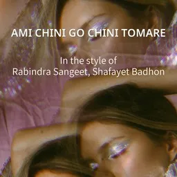 Titelbild für Ami Chini Go Chini Tomare - Rabindra Sangeet,Shafayet Badhon Karaoke-Version
