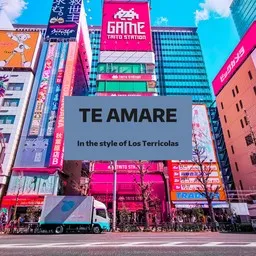Cover art for Te Amare - Los Terricolas karaoke version