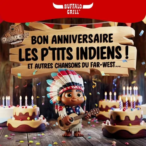 Karaoke Bon anniversaire les p'tits indiens! von Patapouf — mit Songtext mitsingen auf Singa