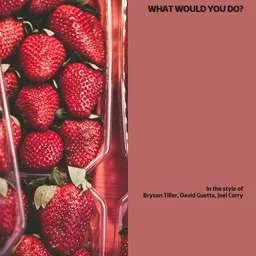 Titelbild für What Would You Do? - Bryson Tiller,David Guetta,Joel Corry Karaoke-Version