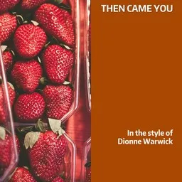 Cover art for Then Came You - Dionne Warwick karaoke version