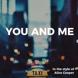 Karaokekappaleen You and Me - Alice Cooper kansikuva