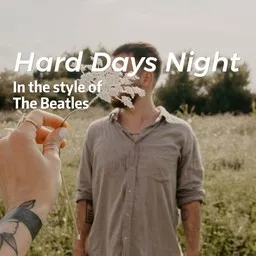 Cover art for Hard Days Night - The Beatles karaoke version