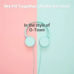 Omslagsbild för We Fit Together (Radio Version) - O-Town karaokeversion