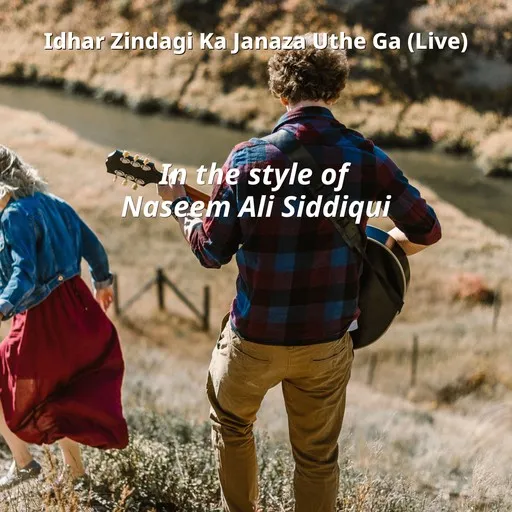 Karaoke Idhar Zindagi Ka Janaza Uthe Ga (Live) av Naseem Ali Siddiqui — sjung med på texten på Singa