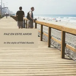 Cover art for Paz En Este Amor - Fidel Rueda karaoke version