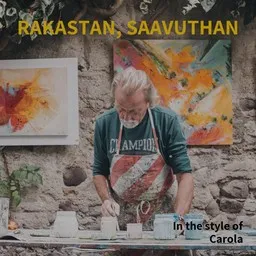 Cover art for Rakastan, saavuthan - Carola (FIN) karaoke version