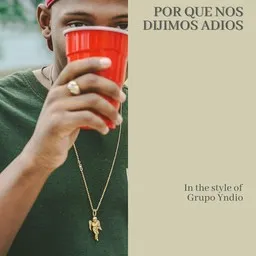 Cover art for Por Que Nos Dijimos Adios - Grupo Yndio karaoke version