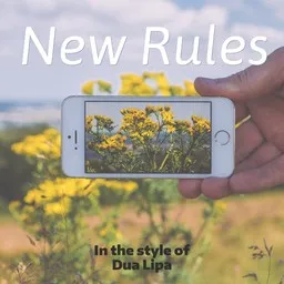 Karaokekappaleen New Rules - Dua Lipa kansikuva