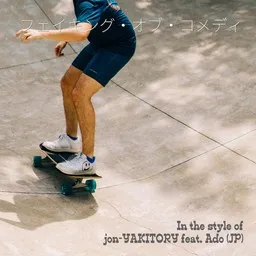 Cover art for フェイキング・オブ・コメディ - Ado (アド),jon-YAKITORY karaoke version