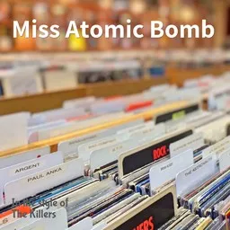 Cover art for Miss Atomic Bomb - The Killers karaoke version