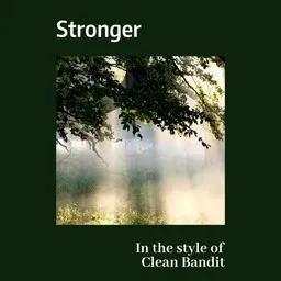 Cover art for Stronger - Clean Bandit karaoke version