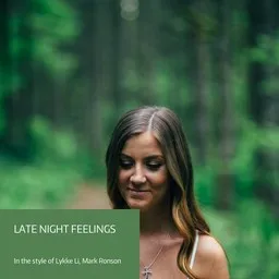 Cover art for Late Night Feelings - Lykke Li,Mark Ronson karaoke version